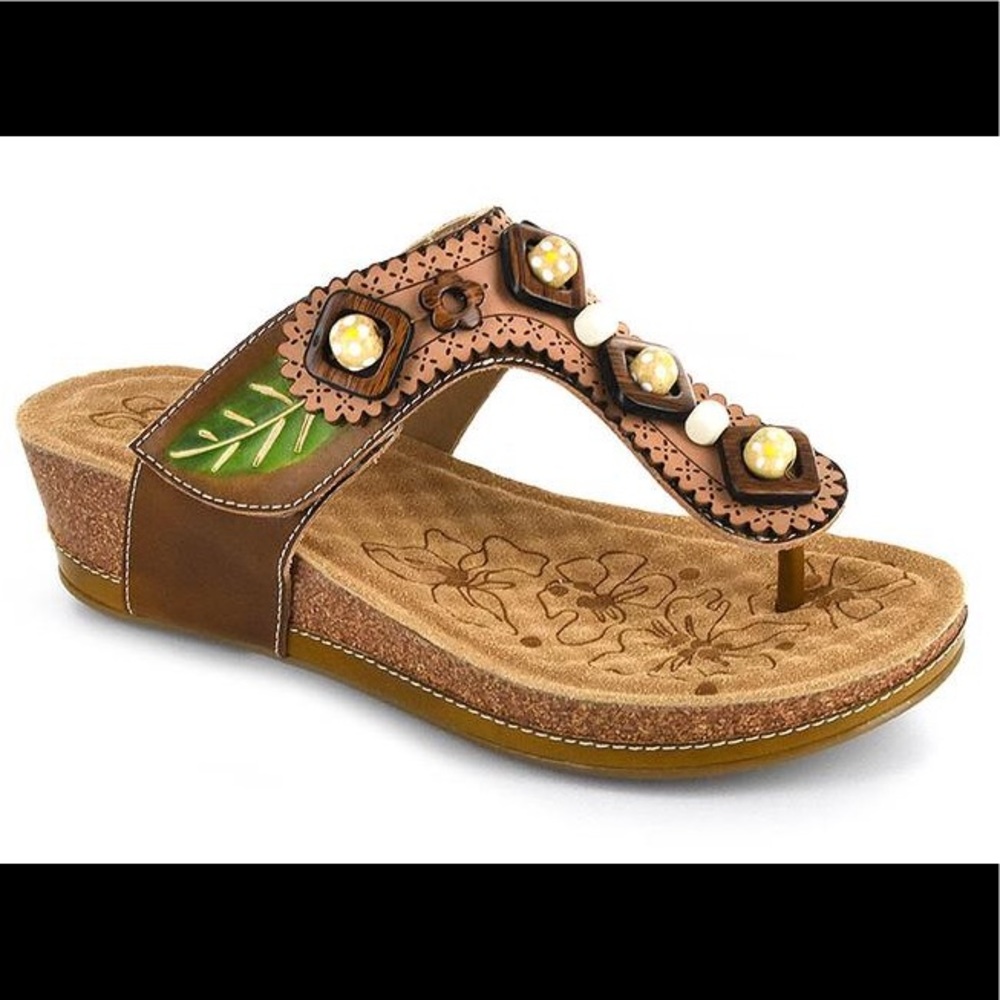 Corkys Elite Dupre Leather Sandals